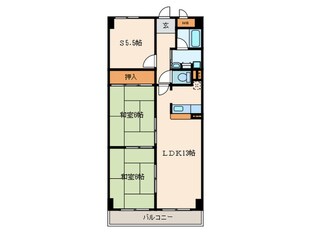 ラフィ－ネ２の物件間取画像